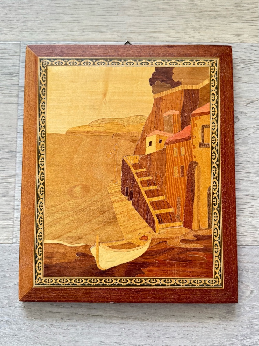 MCM Marquetry Wood Inlay Picture of Sorrento Italy